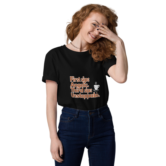 Cellar 8T Coffee - Unstoppable - Unisex Organic Cotton T-Shirt image 0