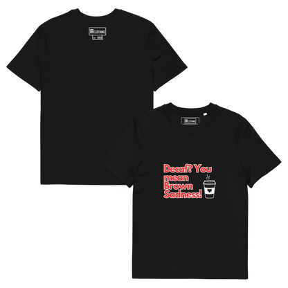Cellar 8T Coffee - Brown Sadness - Unisex Organic Cotton T-Shirt image 29