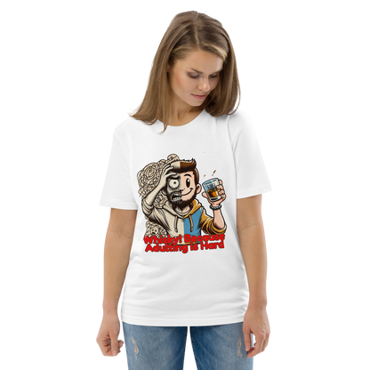 Cellar 8T Whisky - Adulting - Unisex Organic Cotton T-Shirt image 0