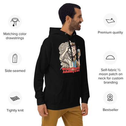 Cellar 8T Whisky - Adulting - Unisex Hoodie image 3