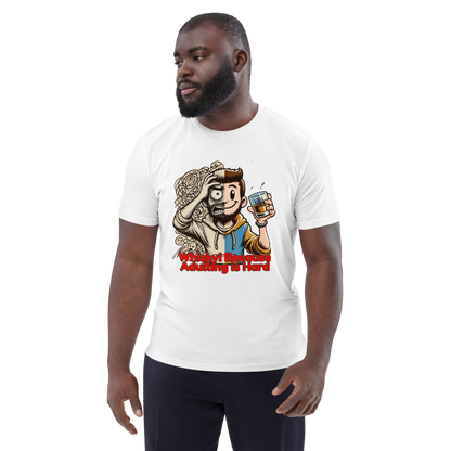 Cellar 8T Whisky - Adulting - Unisex Organic Cotton T-Shirt image 21