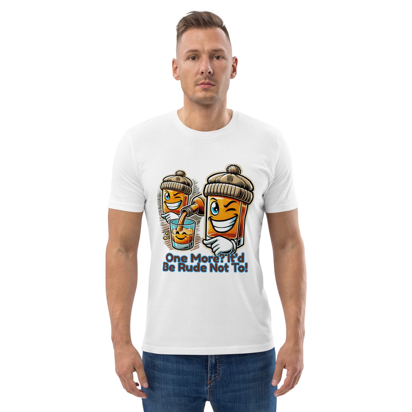 Cellar 8T Whisky - One More - Unisex Organic Cotton T-Shirt image 19