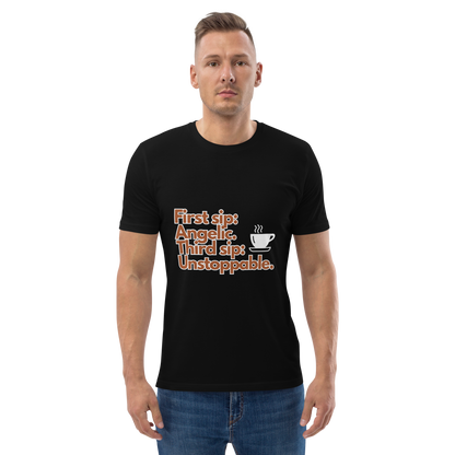 Cellar 8T Coffee - Unstoppable - Unisex Organic Cotton T-Shirt image 23