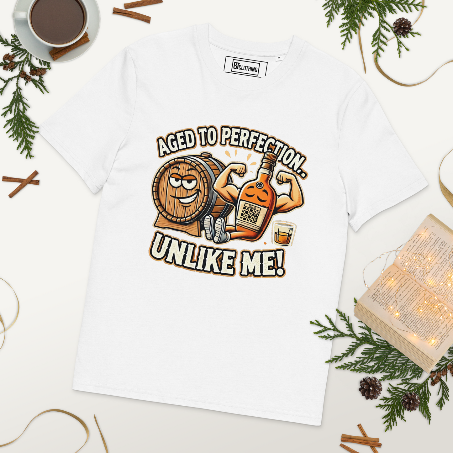 Cellar 8T Whisky - Aged - Unisex Organic Cotton T-Shirt image 24