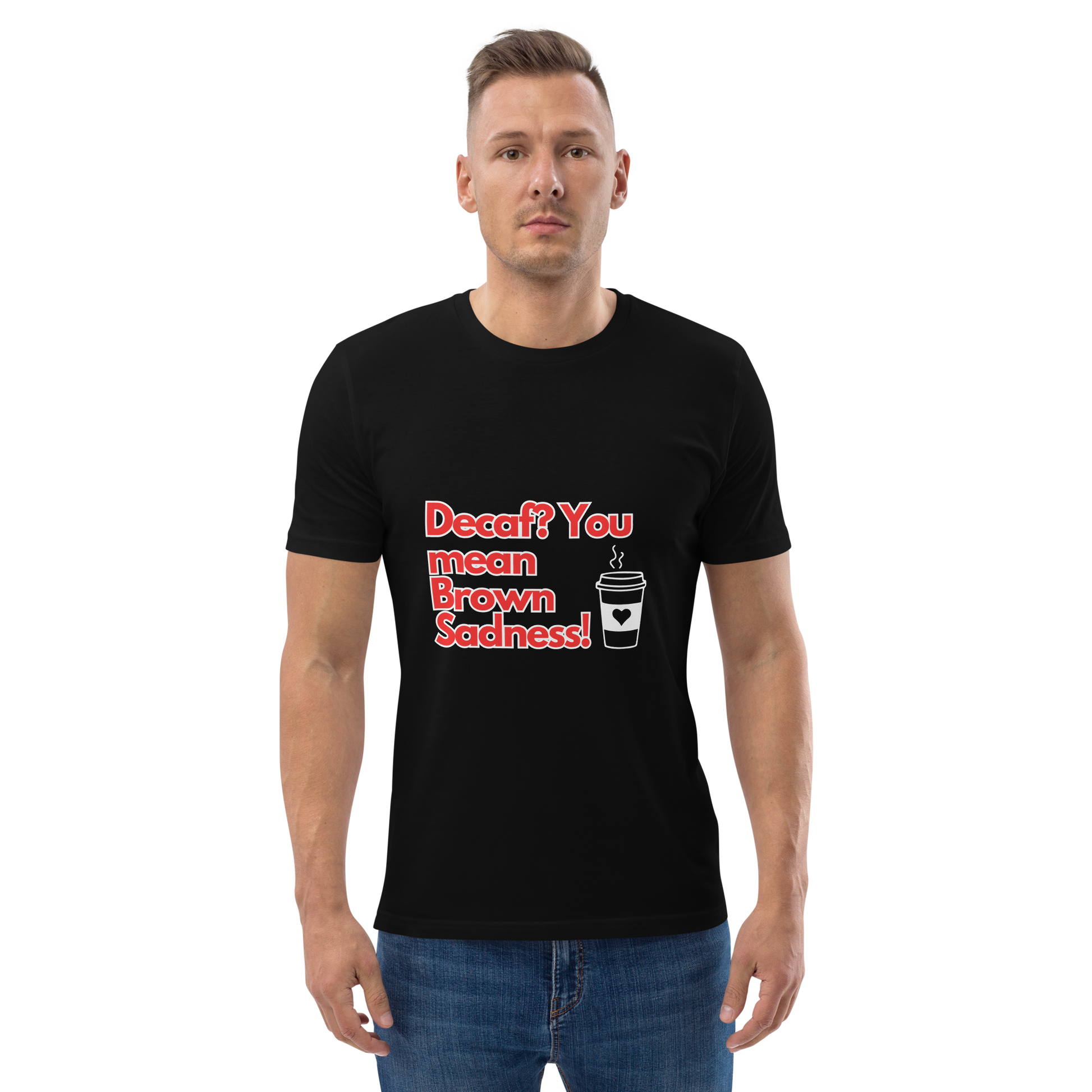 Cellar 8T Coffee - Brown Sadness - Unisex Organic Cotton T-Shirt image 22