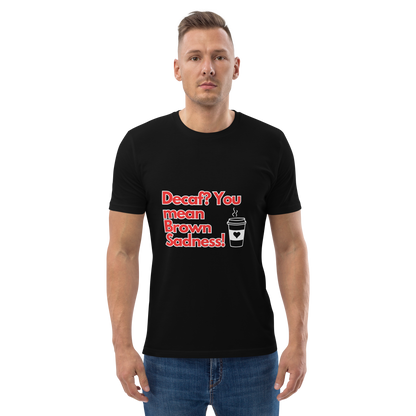 Cellar 8T Coffee - Brown Sadness - Unisex Organic Cotton T-Shirt image 22