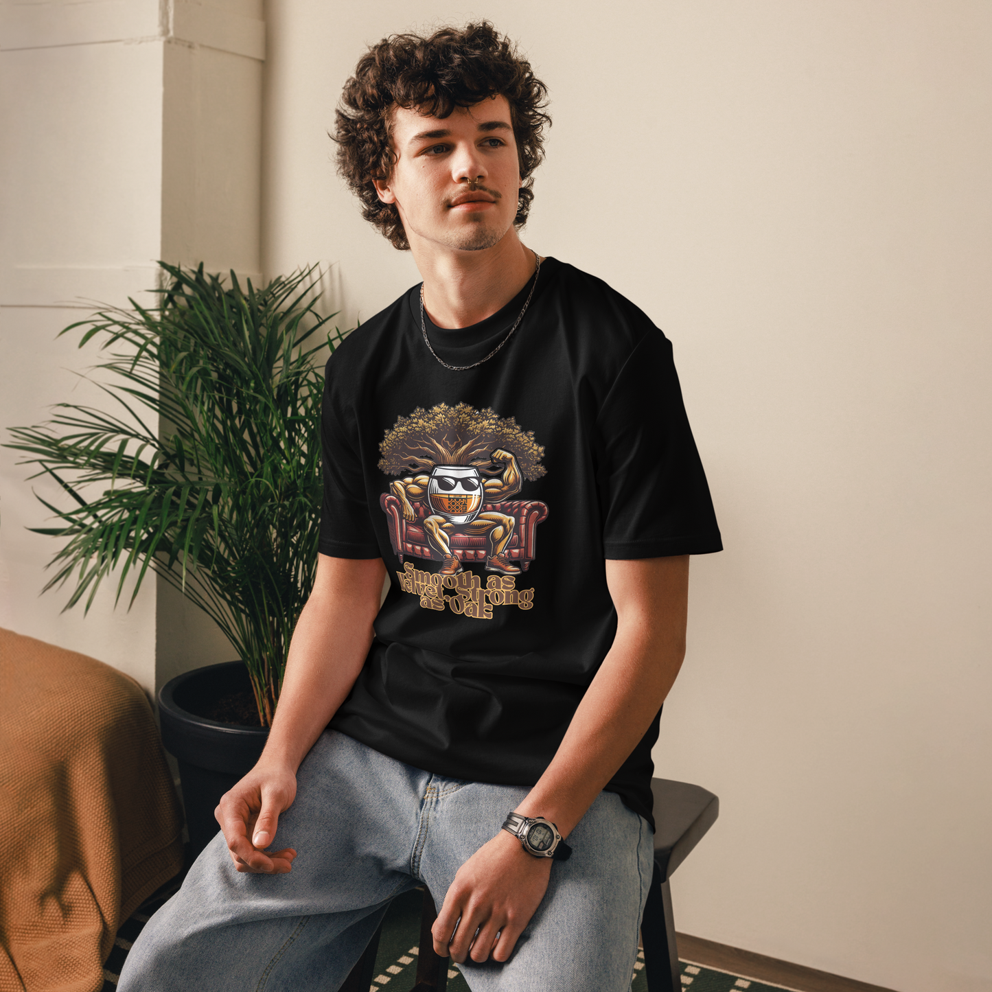 Cellar 8T Whisky - Smooth - Unisex Organic Cotton T-Shirt image 9