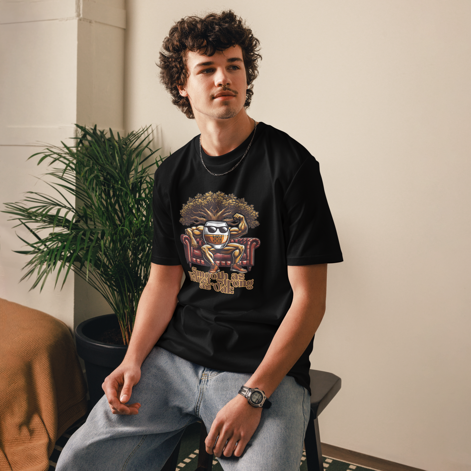 Cellar 8T Whisky - Smooth - Unisex Organic Cotton T-Shirt image 9