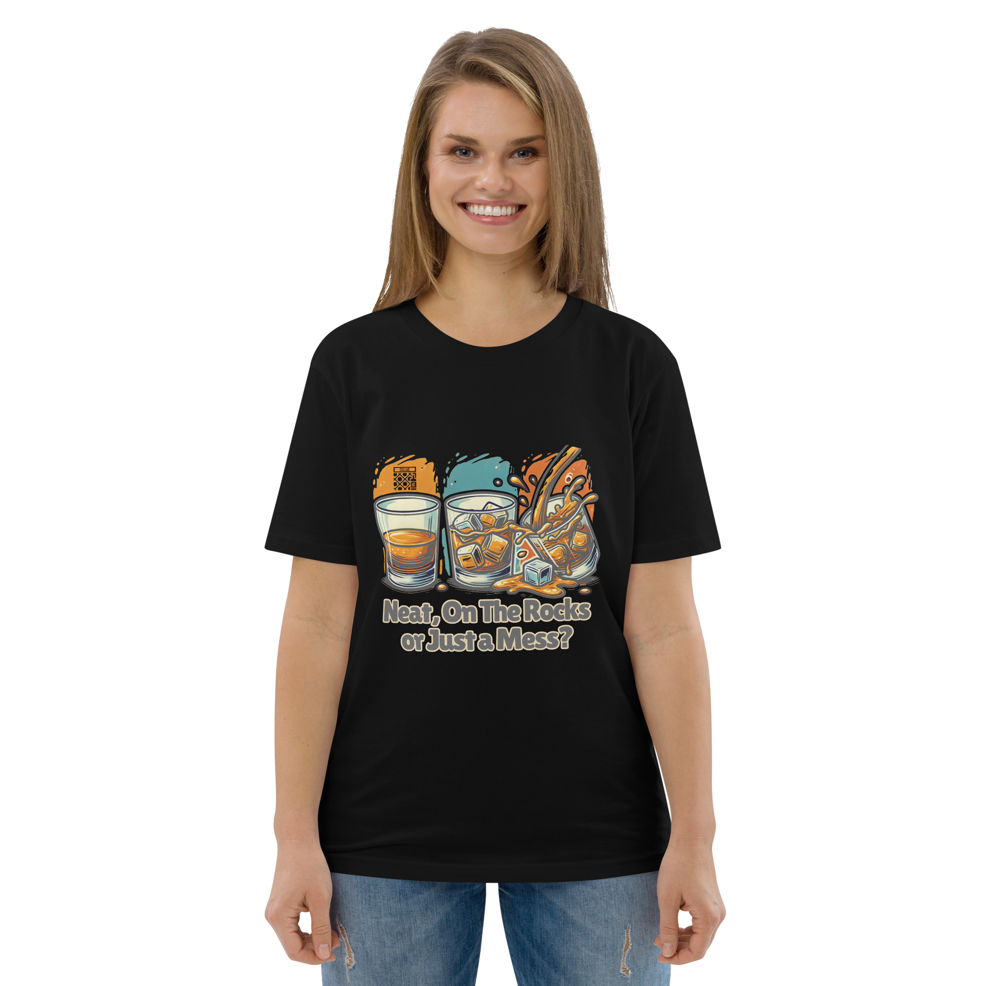 Cellar 8T Whisky - Neat - Unisex Organic Cotton T-Shirt image 0