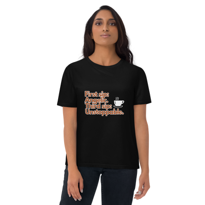Cellar 8T Coffee - Unstoppable - Unisex Organic Cotton T-Shirt image 8