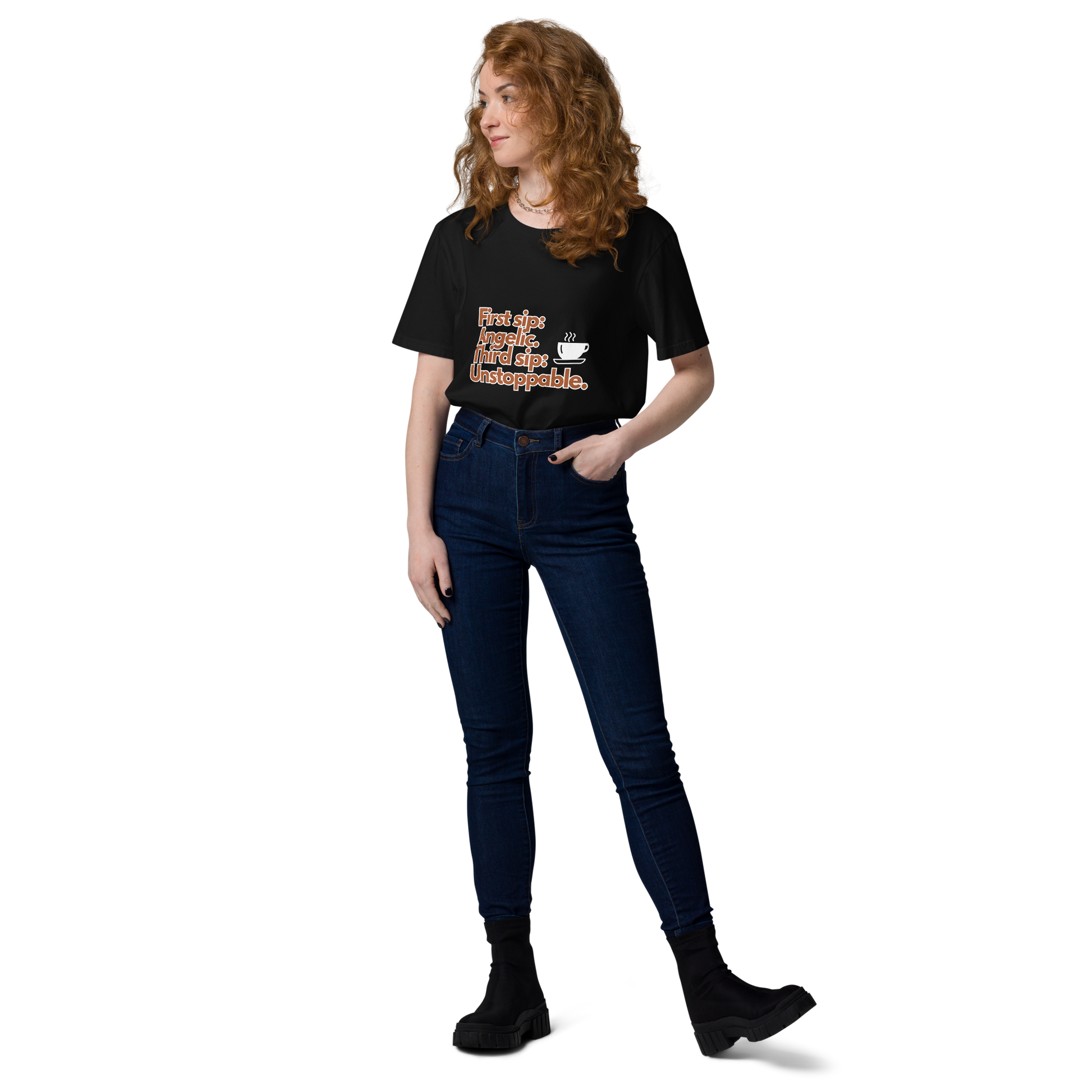 Cellar 8T Coffee - Unstoppable - Unisex Organic Cotton T-Shirt image 1