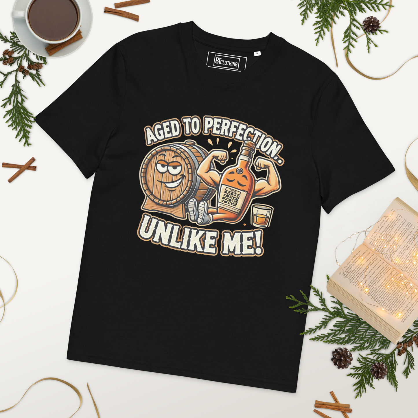 Cellar 8T Whisky - Aged - Unisex Organic Cotton T-Shirt image 20