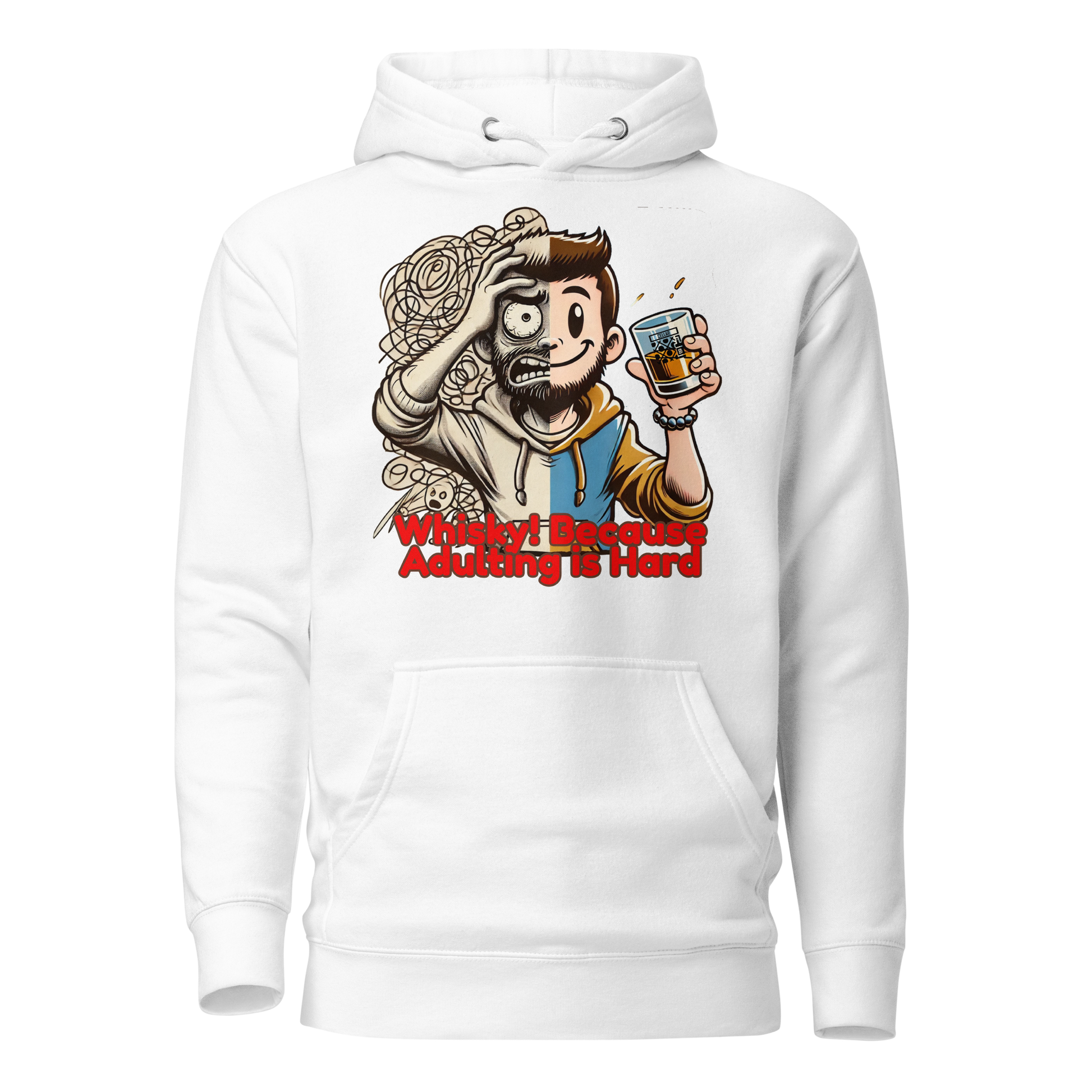 Cellar 8T Whisky - Adulting -  Unisex Hoodie image 25