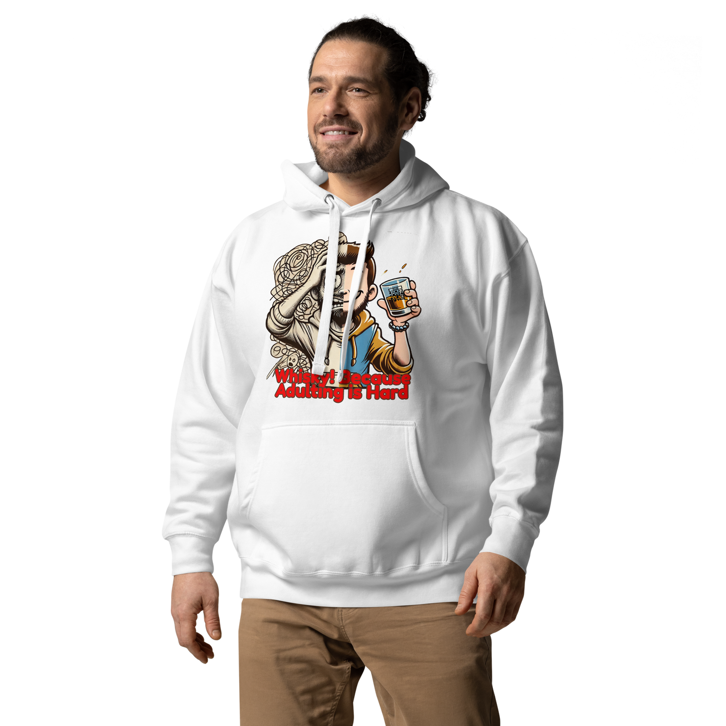 Cellar 8T Whisky - Adulting -  Unisex Hoodie image 11