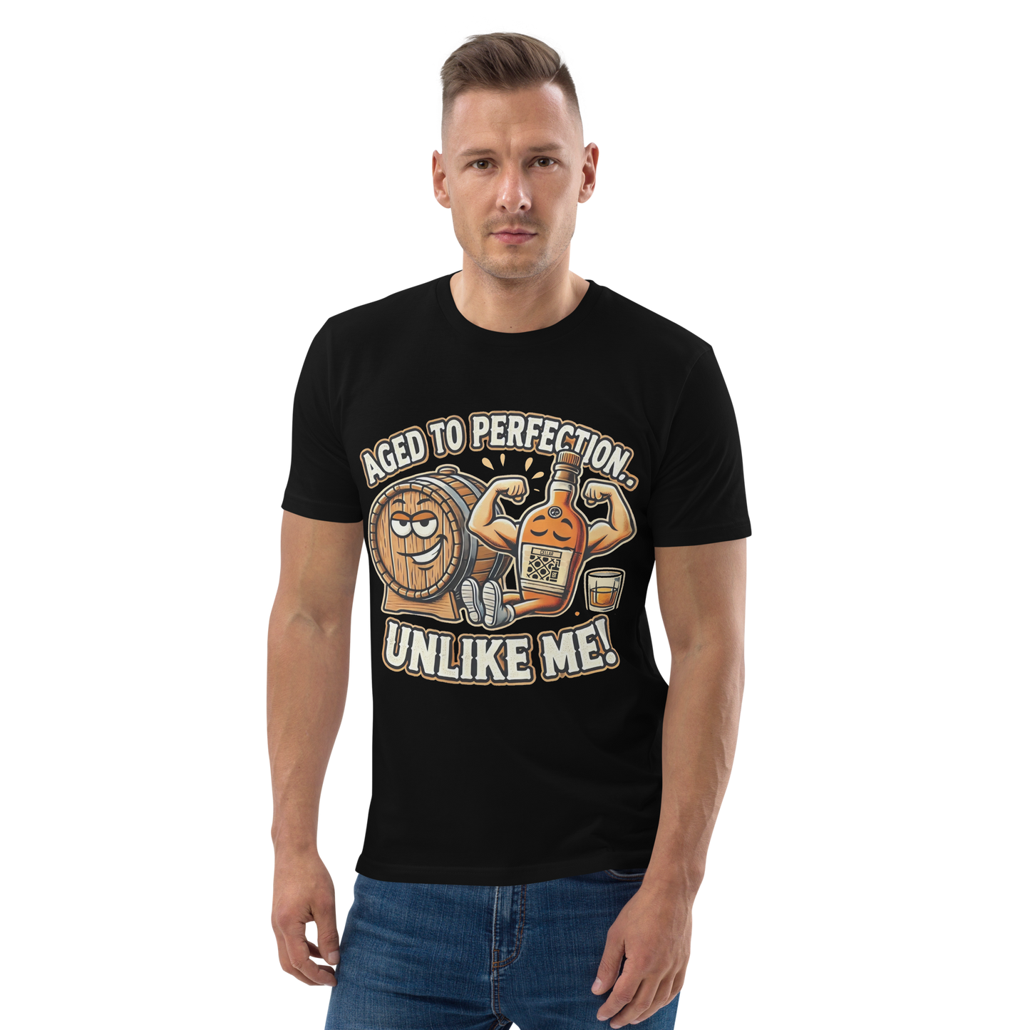 Cellar 8T Whisky - Aged - Unisex Organic Cotton T-Shirt image 8