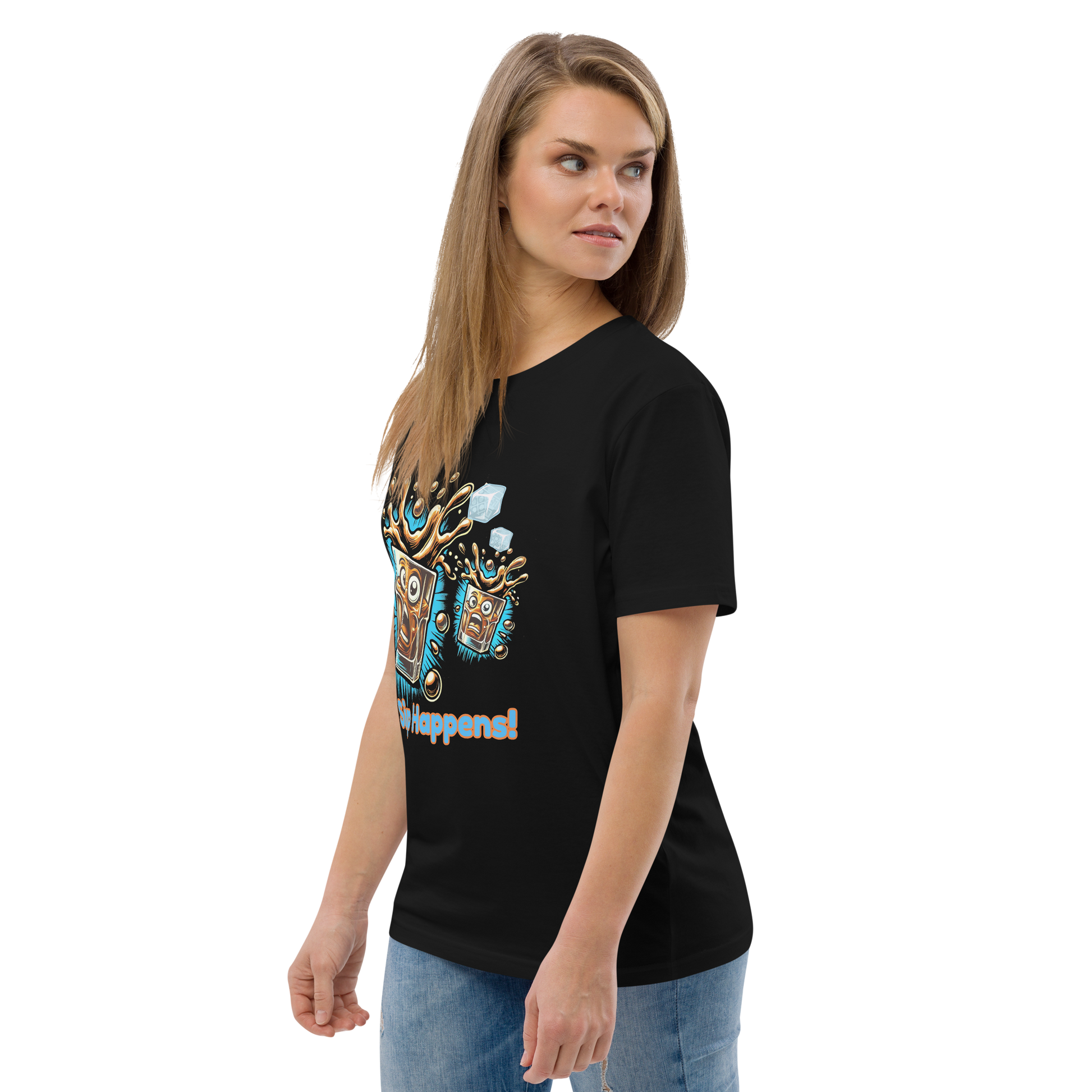 Cellar 8T Whisky - Sip Happens - Unisex Organic Cotton T-Shirt image 16
