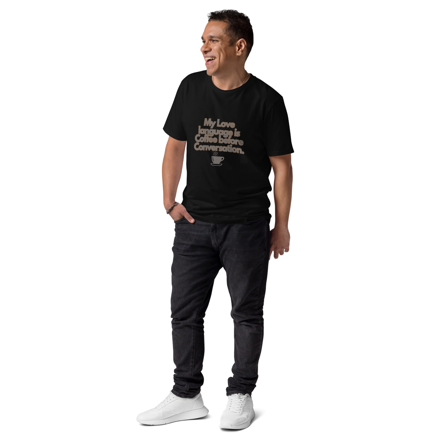 Cellar 8T Coffee - Love Language - Unisex Organic Cotton T-Shirt image 23