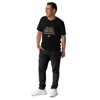 Cellar 8T Coffee - Love Language - Unisex Organic Cotton T-Shirt image 23