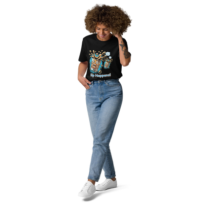 Cellar 8T Whisky - Sip Happens - Unisex Organic Cotton T-Shirt image 24