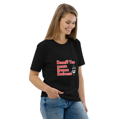 Cellar 8T Coffee - Brown Sadness - Unisex Organic Cotton T-Shirt image 6