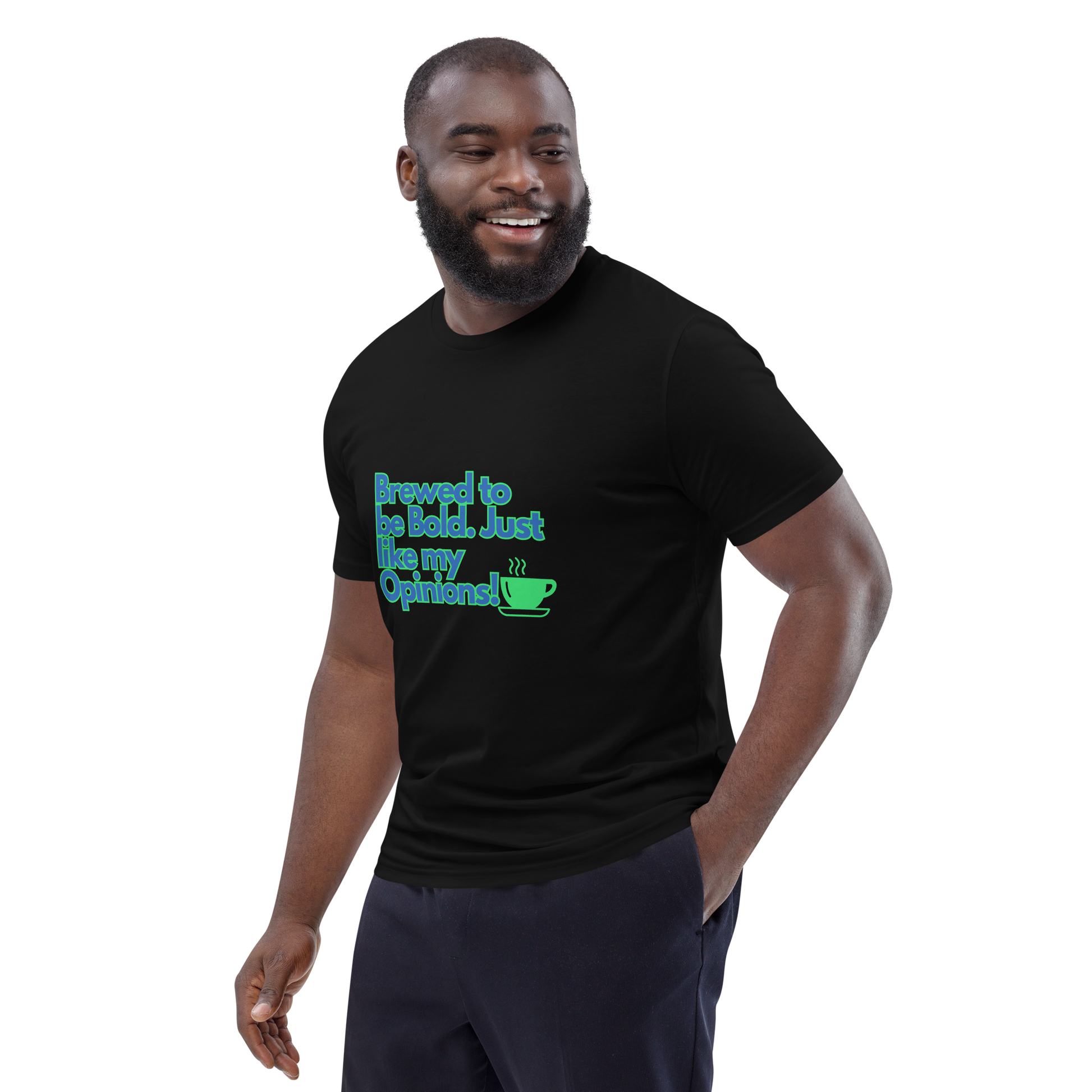 Cellar 8T Coffee - Brewed - Unisex Organic Cotton T-Shirt image 1