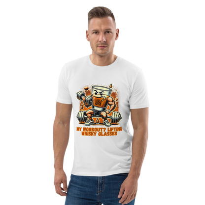 Cellar 8T Whisky - Workout - Unisex Organic Cotton T-Shirt image 24