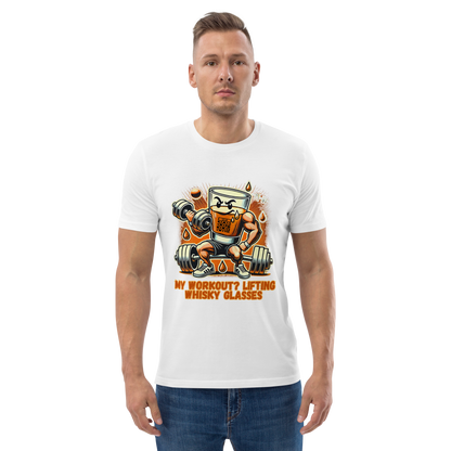 Cellar 8T Whisky - Workout - Unisex Organic Cotton T-Shirt image 21