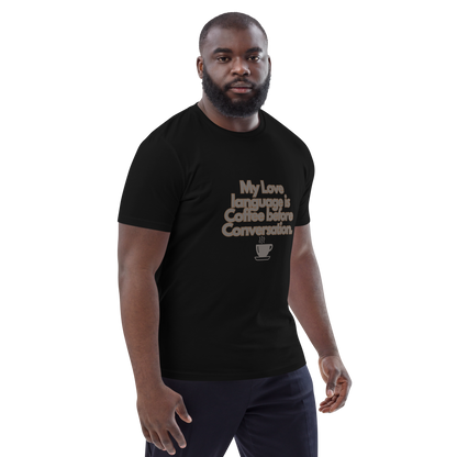 Cellar 8T Coffee - Love Language - Unisex Organic Cotton T-Shirt image 19