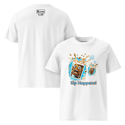 Cellar 8T Whisky - Sip Happens - Unisex Organic Cotton T-Shirt image 30