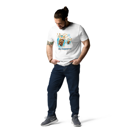 Cellar 8T Whisky - Sip Happens - Unisex Organic Cotton T-Shirt image 16