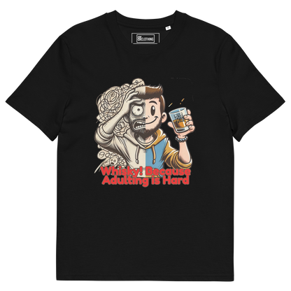 Cellar 8T Whisky - Adulting - Unisex Organic Cotton T-Shirt image 32
