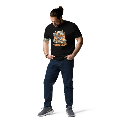 Cellar 8T Whisky - Workout - Unisex Organic Cotton T-Shirt image 10
