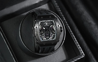TSAR BOMBA – Carbon Fiber Automatic Men’s Watch (Model TB-8207)