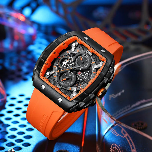 CURREN 8442 - Mens Sports Chronograph Watch