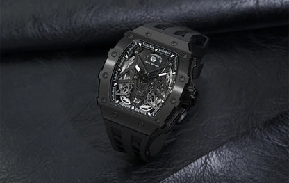 TSAR BOMBA – Carbon Fiber Automatic Men’s Watch (Model TB-8207)
