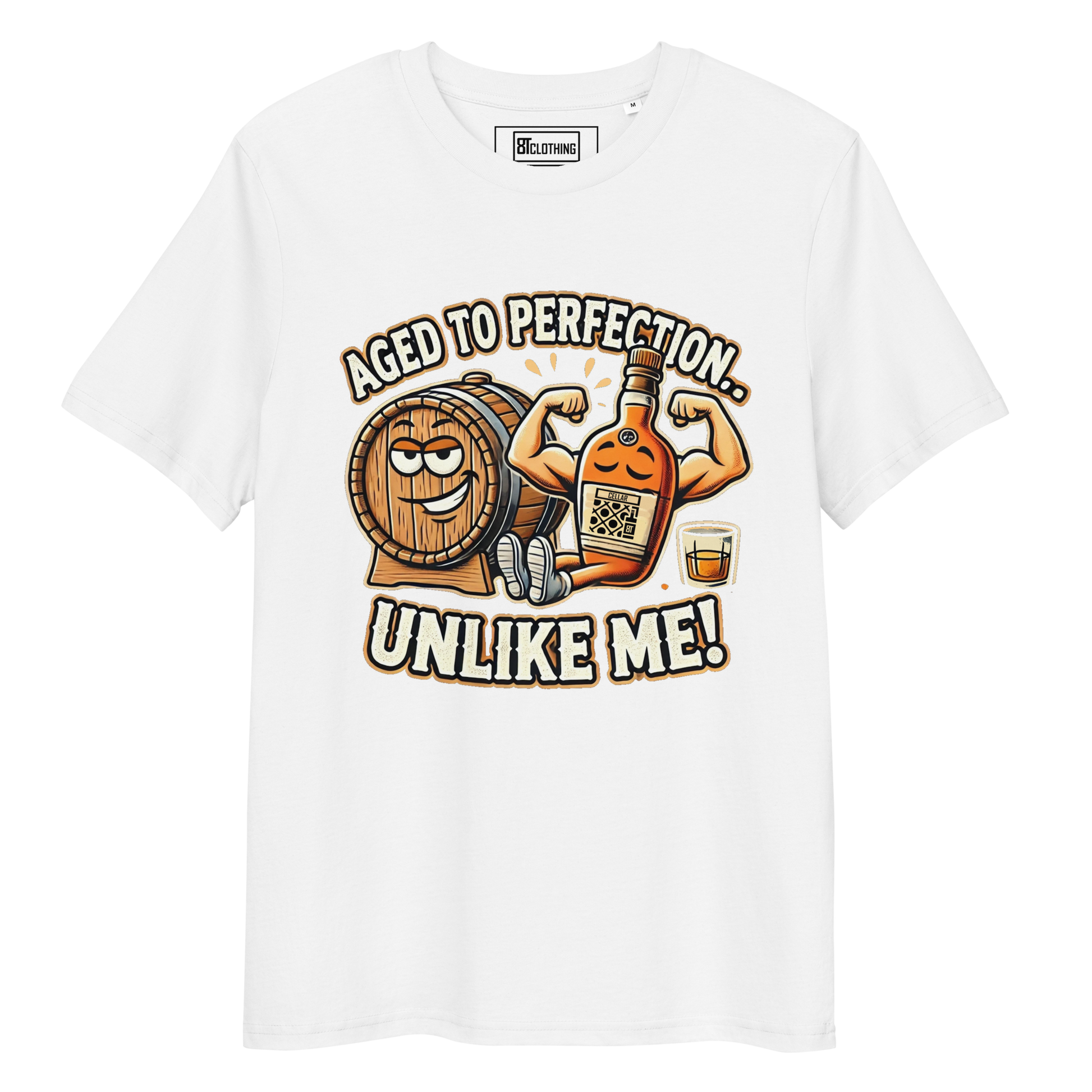 Cellar 8T Whisky - Aged - Unisex Organic Cotton T-Shirt image 17