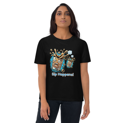 Cellar 8T Whisky - Sip Happens - Unisex Organic Cotton T-Shirt image 20