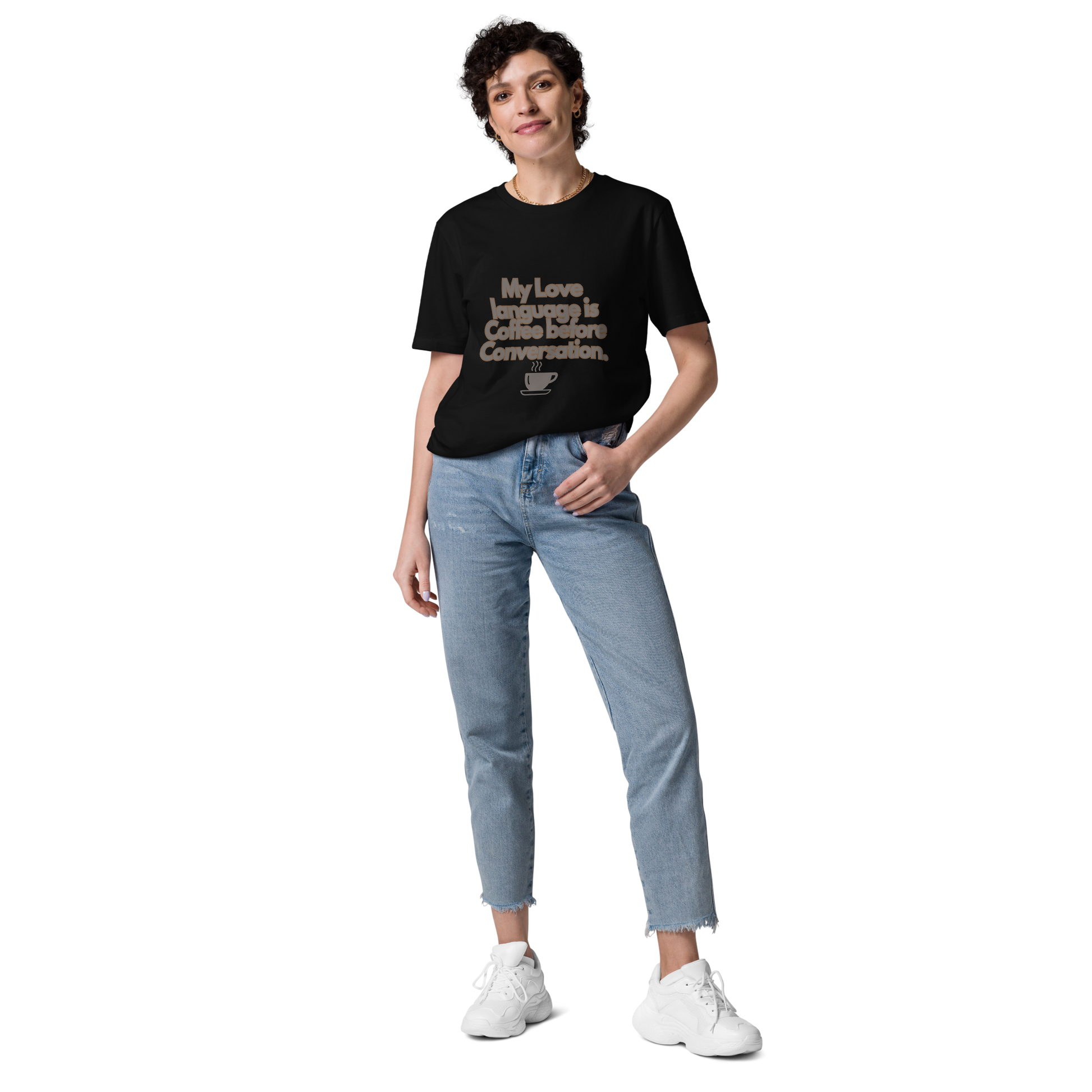 Cellar 8T Coffee - Love Language - Unisex Organic Cotton T-Shirt image 11