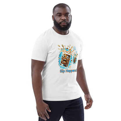 Cellar 8T Whisky - Sip Happens - Unisex Organic Cotton T-Shirt image 21
