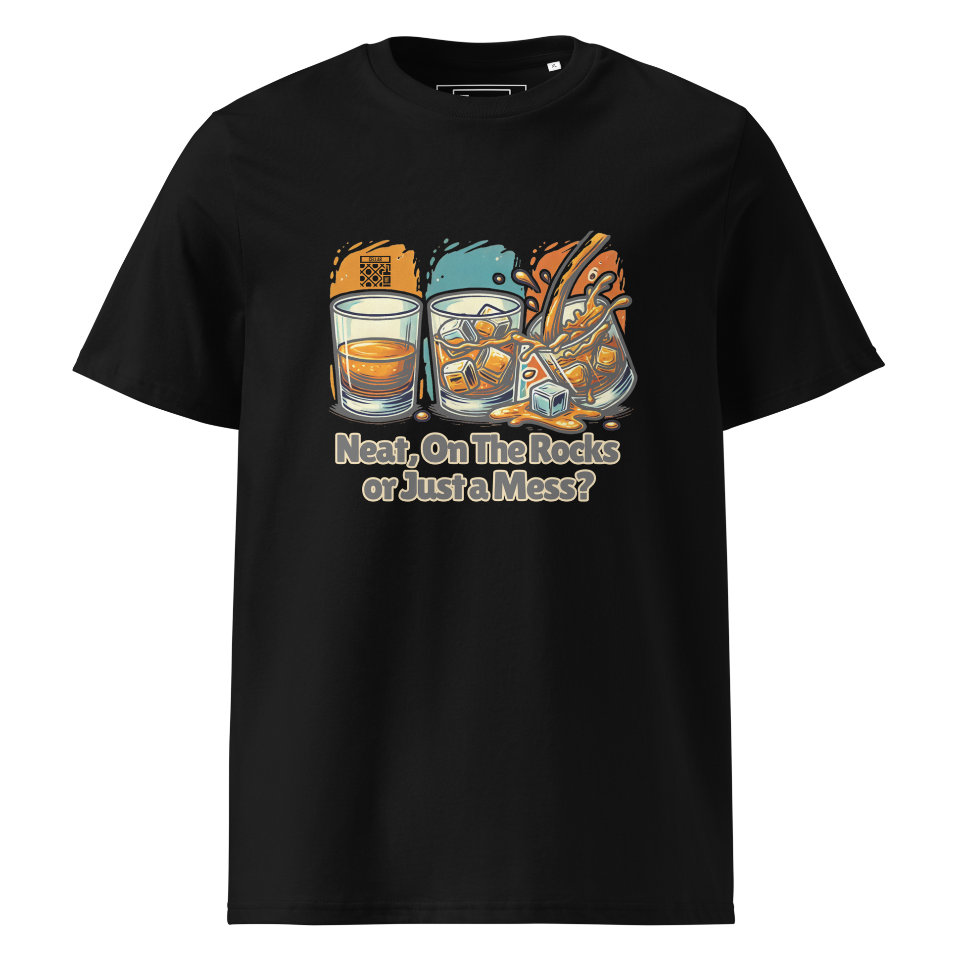 Cellar 8T Whisky - Neat - Unisex Organic Cotton T-Shirt image 12