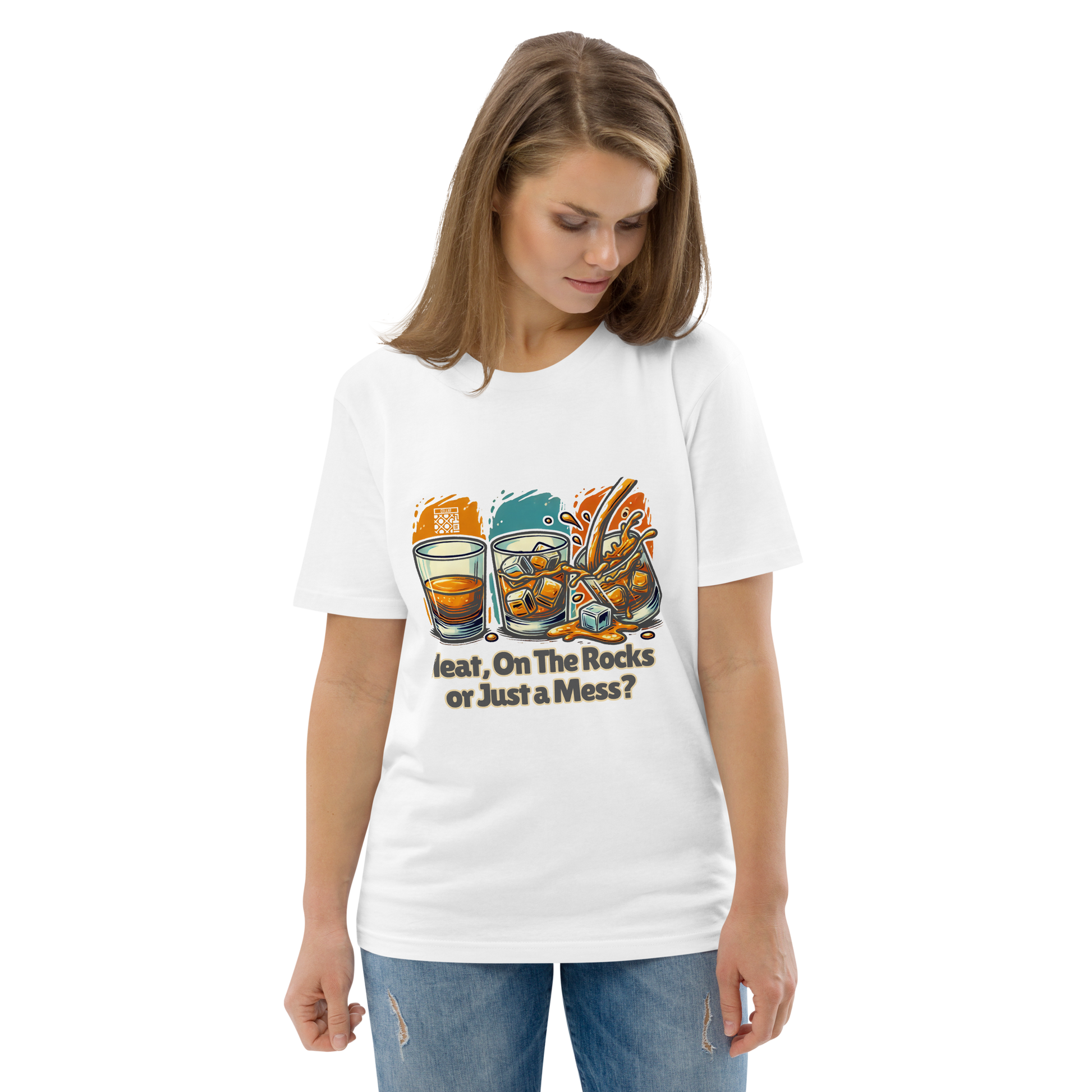 Cellar 8T Whisky - Neat - Unisex Organic Cotton T-Shirt image 7