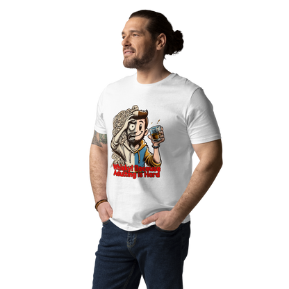 Cellar 8T Whisky - Adulting - Unisex Organic Cotton T-Shirt image 17