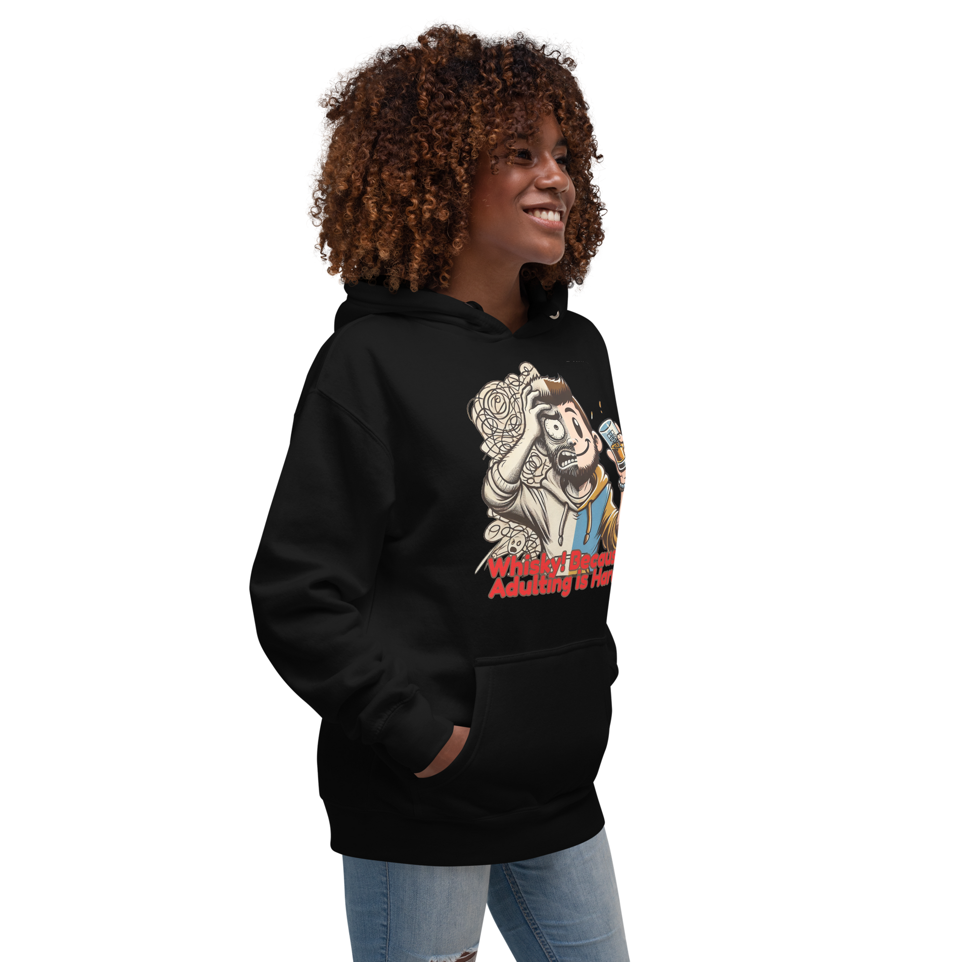 Cellar 8T Whisky - Adulting - Unisex Hoodie image 21