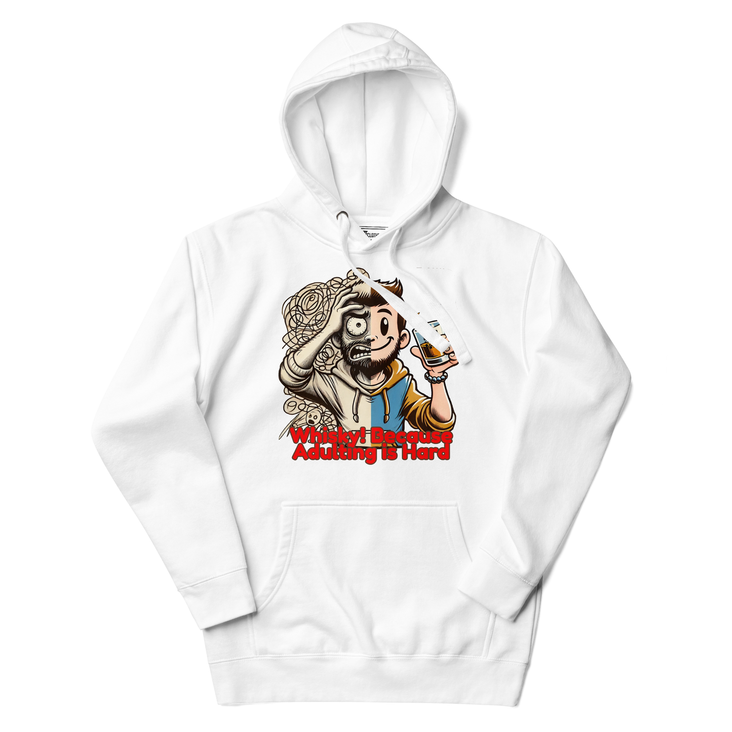 Cellar 8T Whisky - Adulting -  Unisex Hoodie image 32