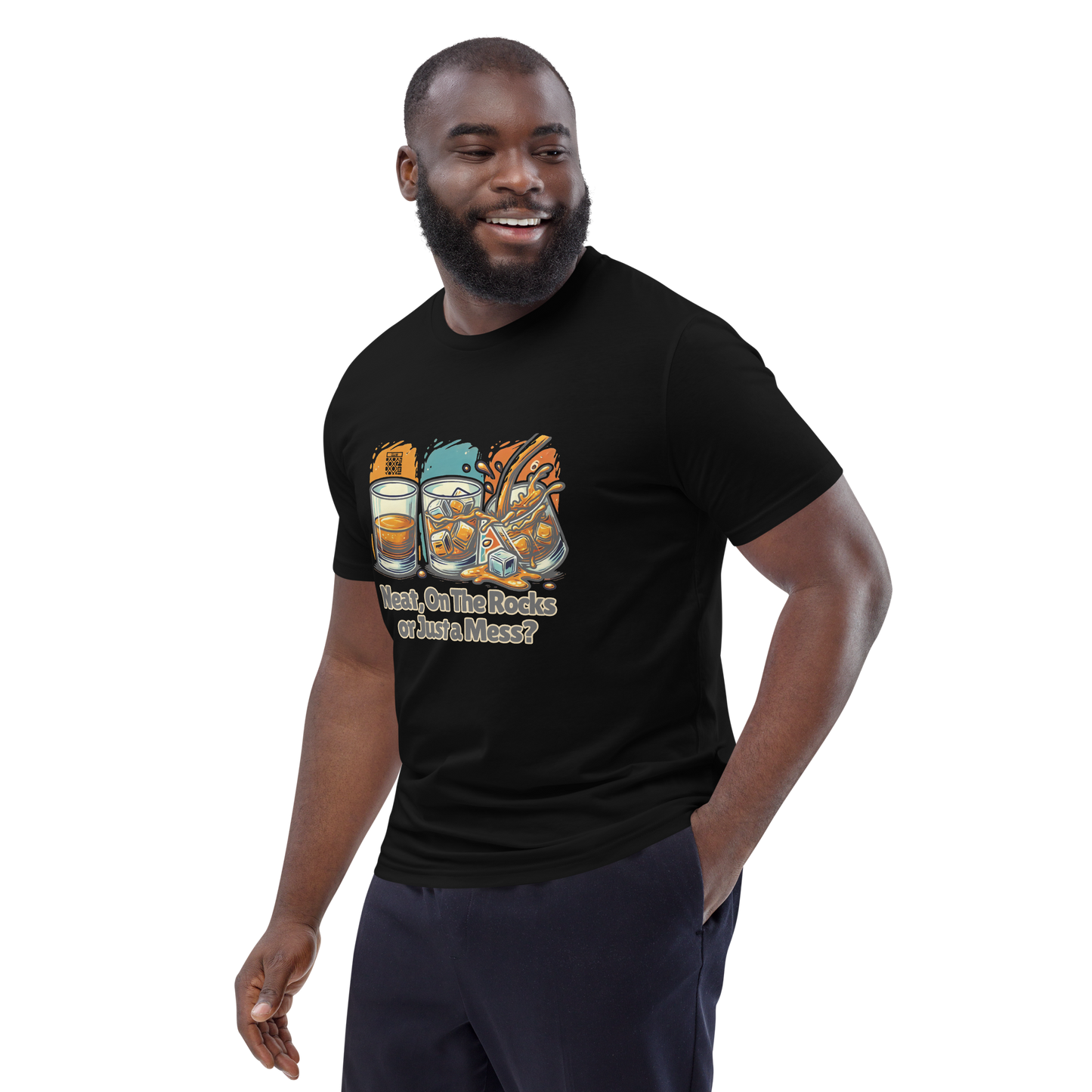 Cellar 8T Whisky - Neat - Unisex Organic Cotton T-Shirt image 9
