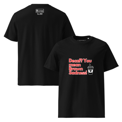 Cellar 8T Coffee - Brown Sadness - Unisex Organic Cotton T-Shirt image 28