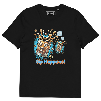 Cellar 8T Whisky - Sip Happens - Unisex Organic Cotton T-Shirt image 28