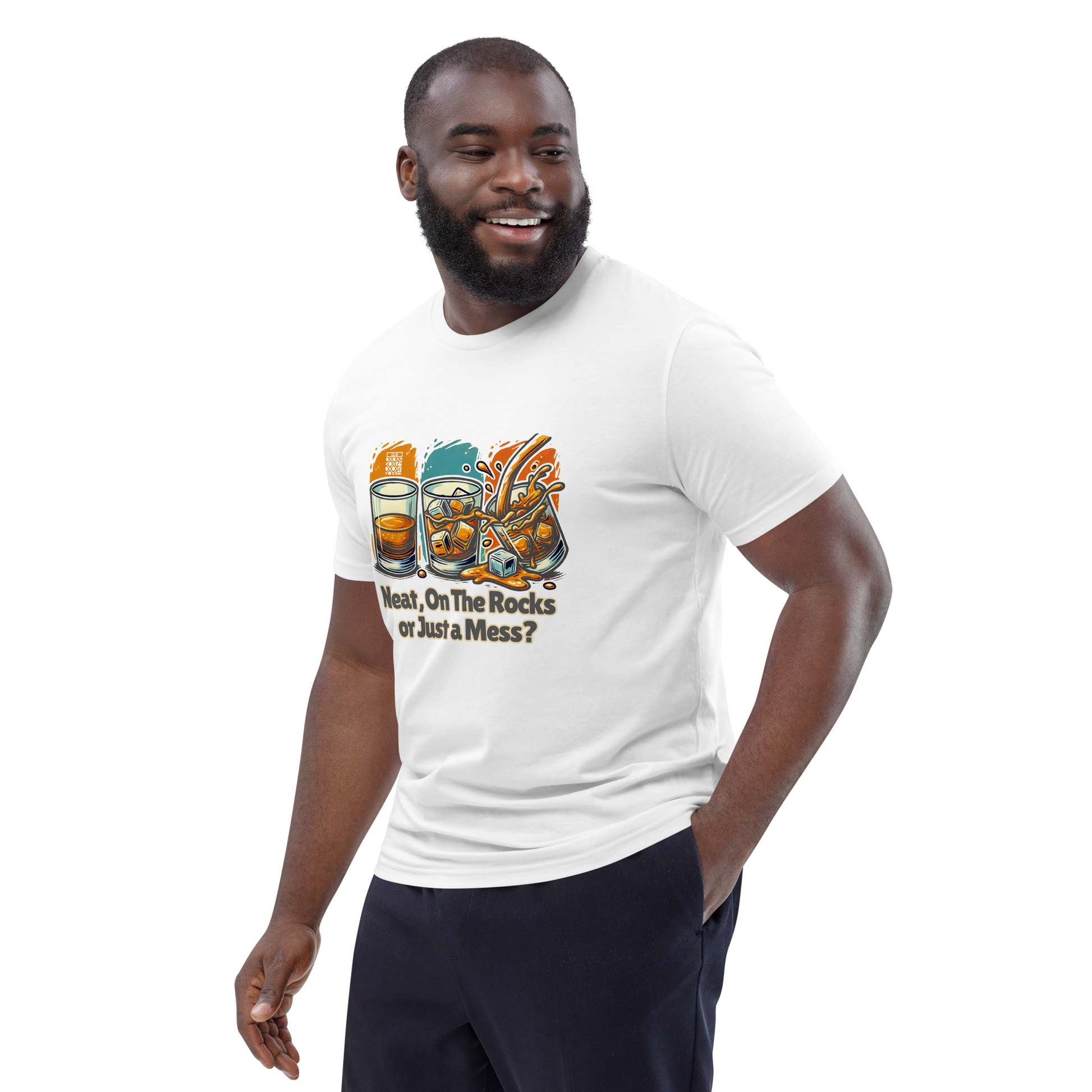 Cellar 8T Whisky - Neat - Unisex Organic Cotton T-Shirt image 1