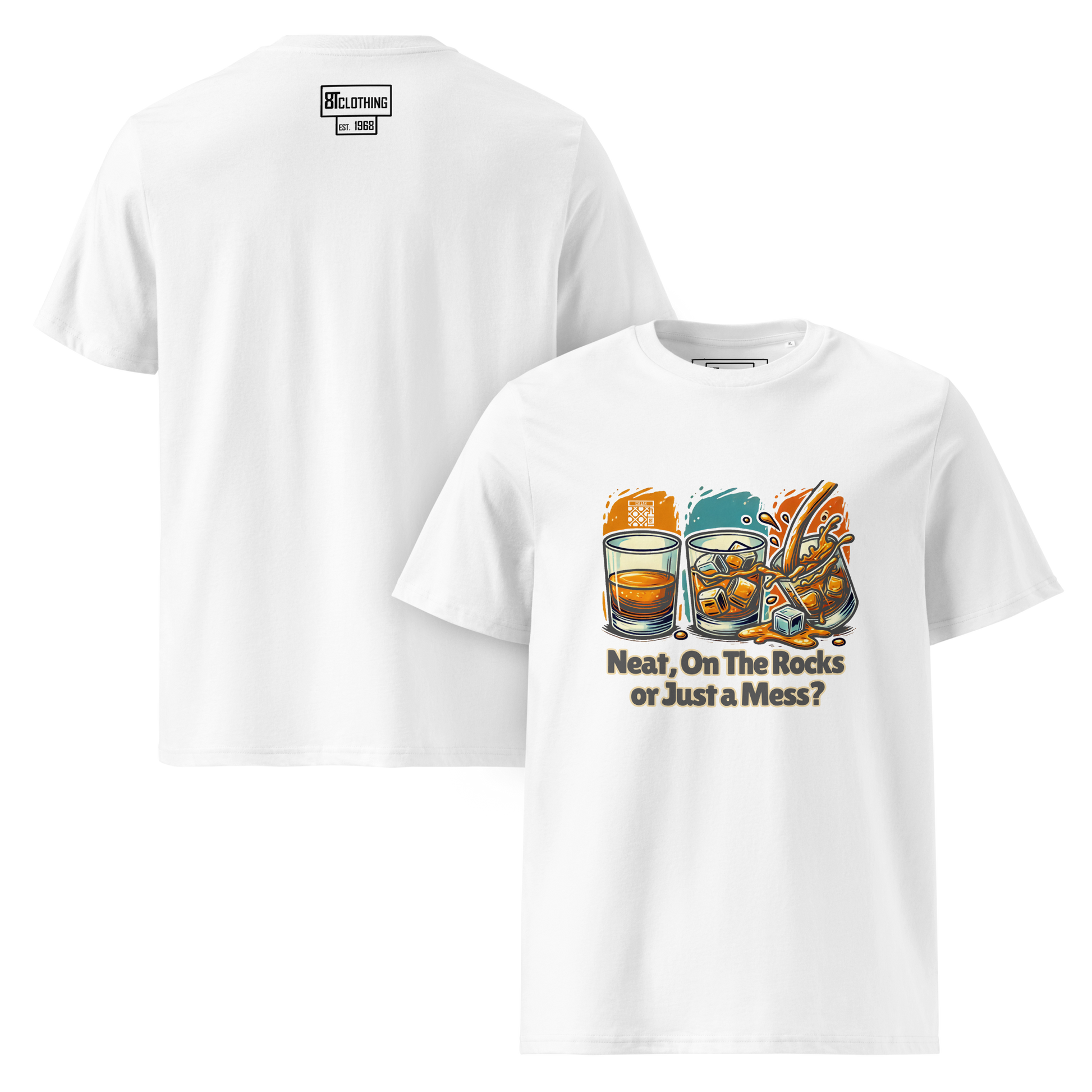 Cellar 8T Whisky - Neat - Unisex Organic Cotton T-Shirt image 14