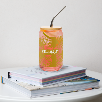 Cellar 8T - Smoked Honey Gold - Tall Cocktail Glass - 16oz